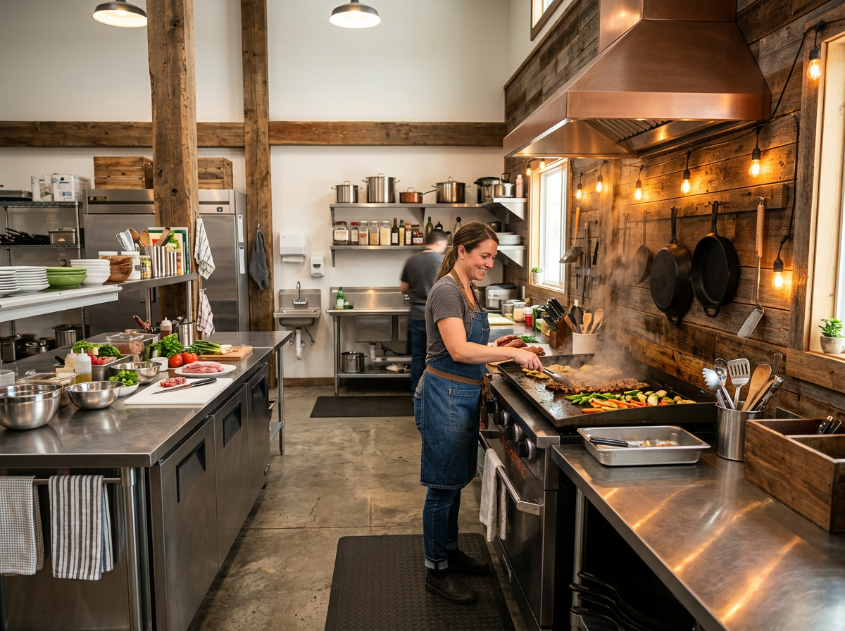 Commercial Prep Kitchen