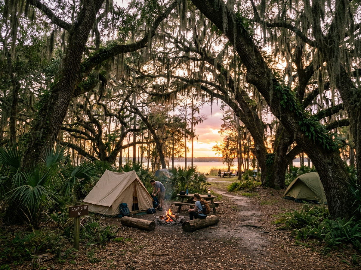 Primitive Tent Camping
